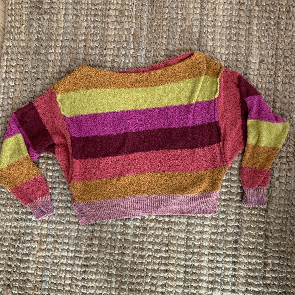 Free People Candyland Pullover Sweater